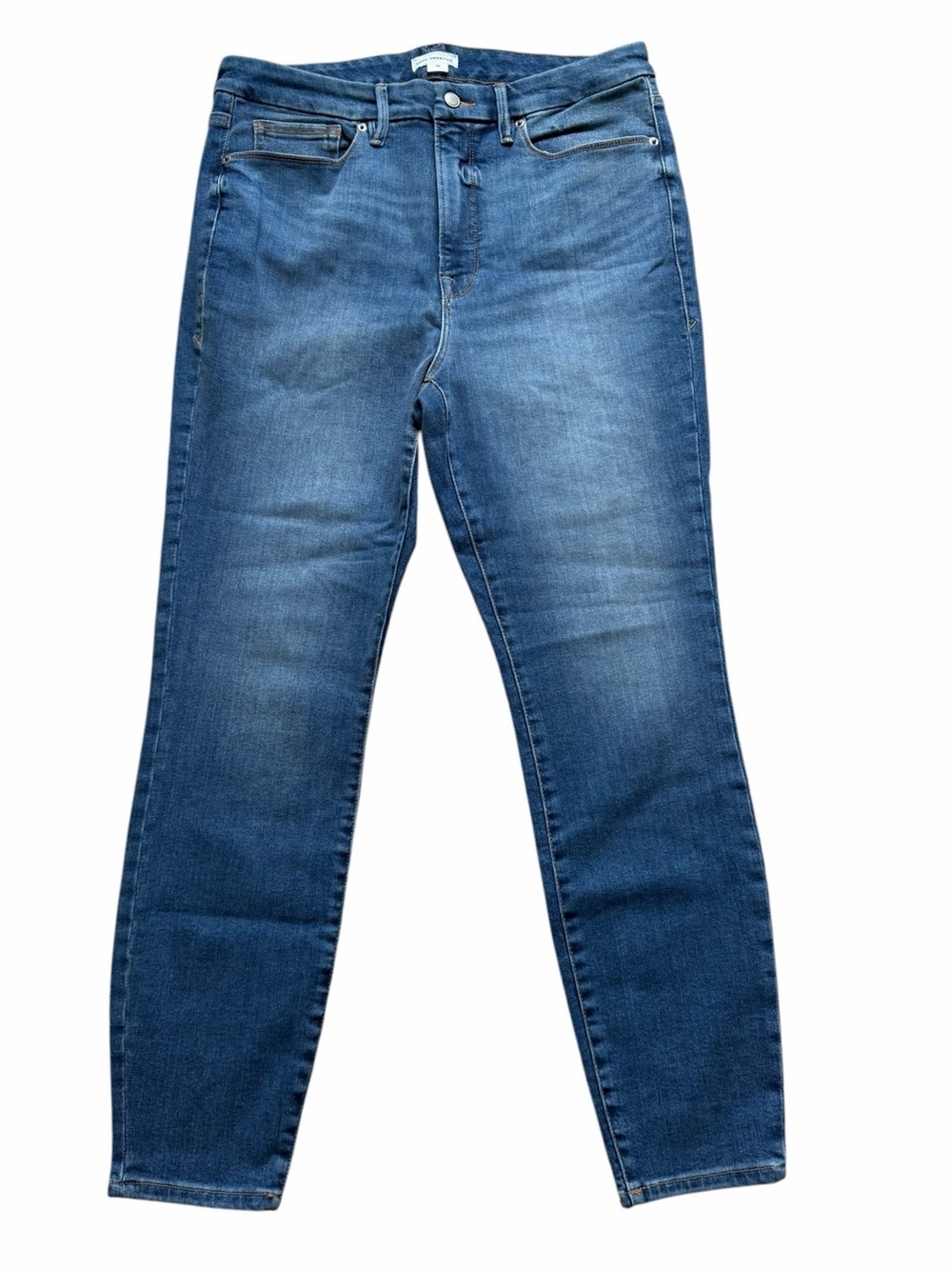 Good American Good Waist Skinny Compression Jeans Size 16 Blue High Rise NWOT